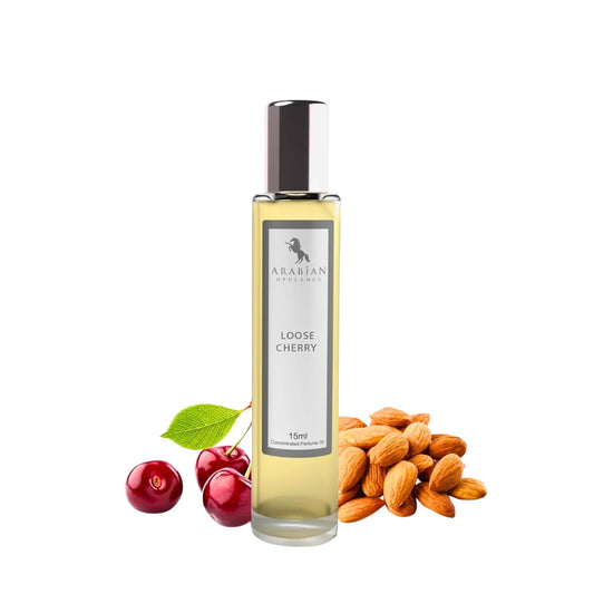 FR313 Loose Cherry Roll-on Perfume Oil for Women and Men, Luxurious and Concentrated Long Lasting Perfume Oil, Alcohol-Free Travel Size Body Scent for All-Day Freshness (15ml)