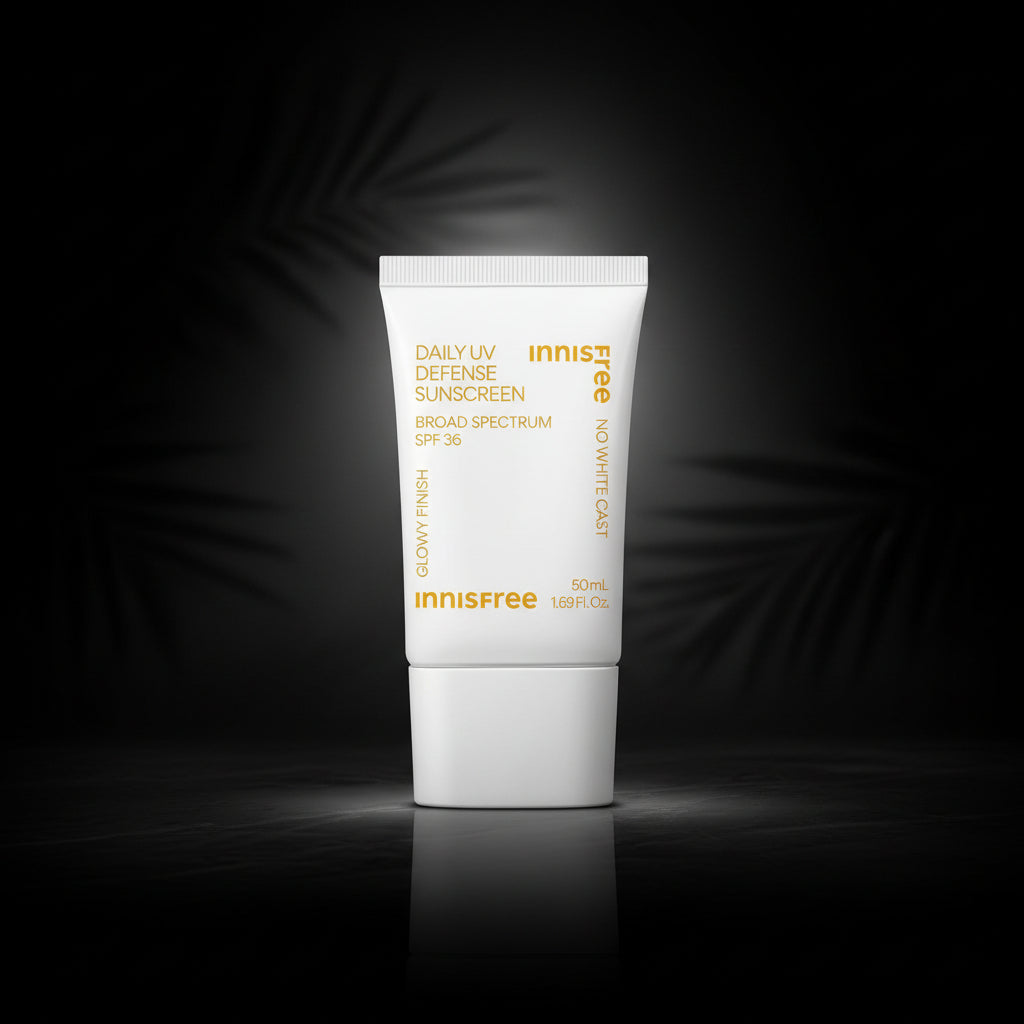 innisfree Daily UV Defense Sunscreen Broad Spectrum SPF 36, Invisible Korean Sunscreen for Face with No White Cast