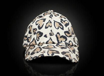 Leopard Hearts Cap