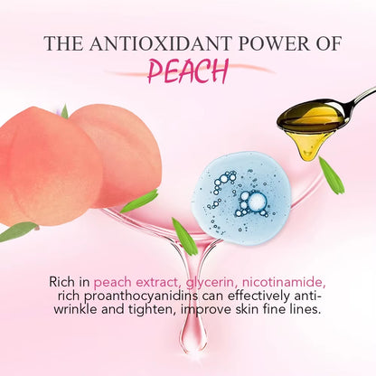 AILKE Peach Shower Gel Women Body Wash Care Best Moisturizing Exfoliating Brightening Scrub Fragrant Shampoo Bath Foam Female