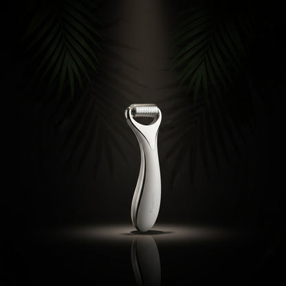 Kitsch Mini Ice Roller & Mini Face Roller Set with Pouch - Ice Roller for Face and Eye Puffiness | Facial Roller & Facial Massage Roller | Facial Roller for Puffy Eyes | Face Ice Roller (Blush)