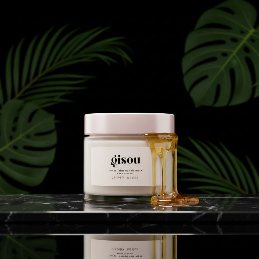 Gisou Honey Infused Hair Mask to Hydrate and Repair for Softer, Stronger, More Manageable Hair (7.8 Fl. Oz)