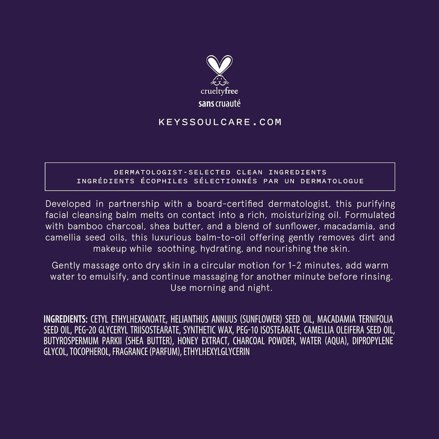 Keys Soulcare - Voedende reinigingsbalsem - 80 g