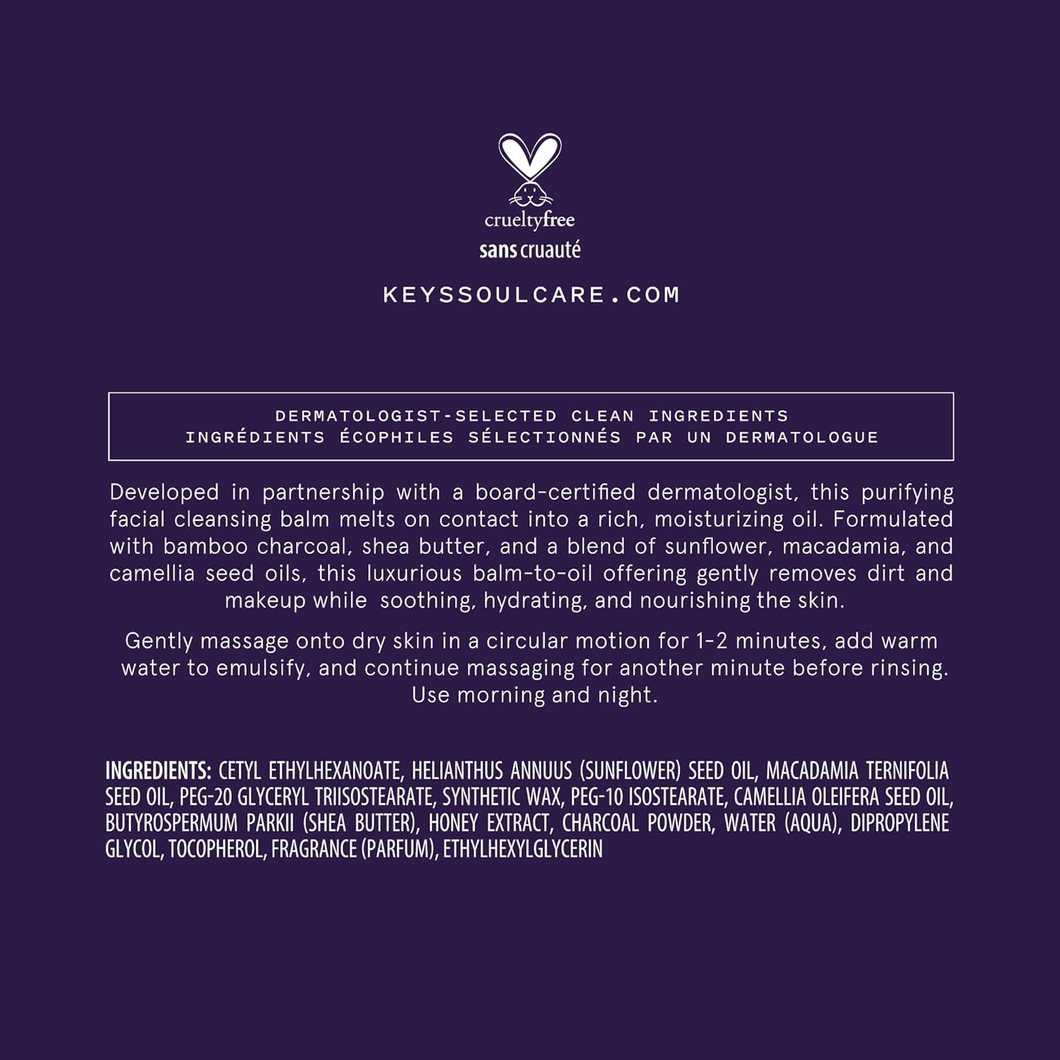 Keys Soulcare - Voedende reinigingsbalsem - 80 g