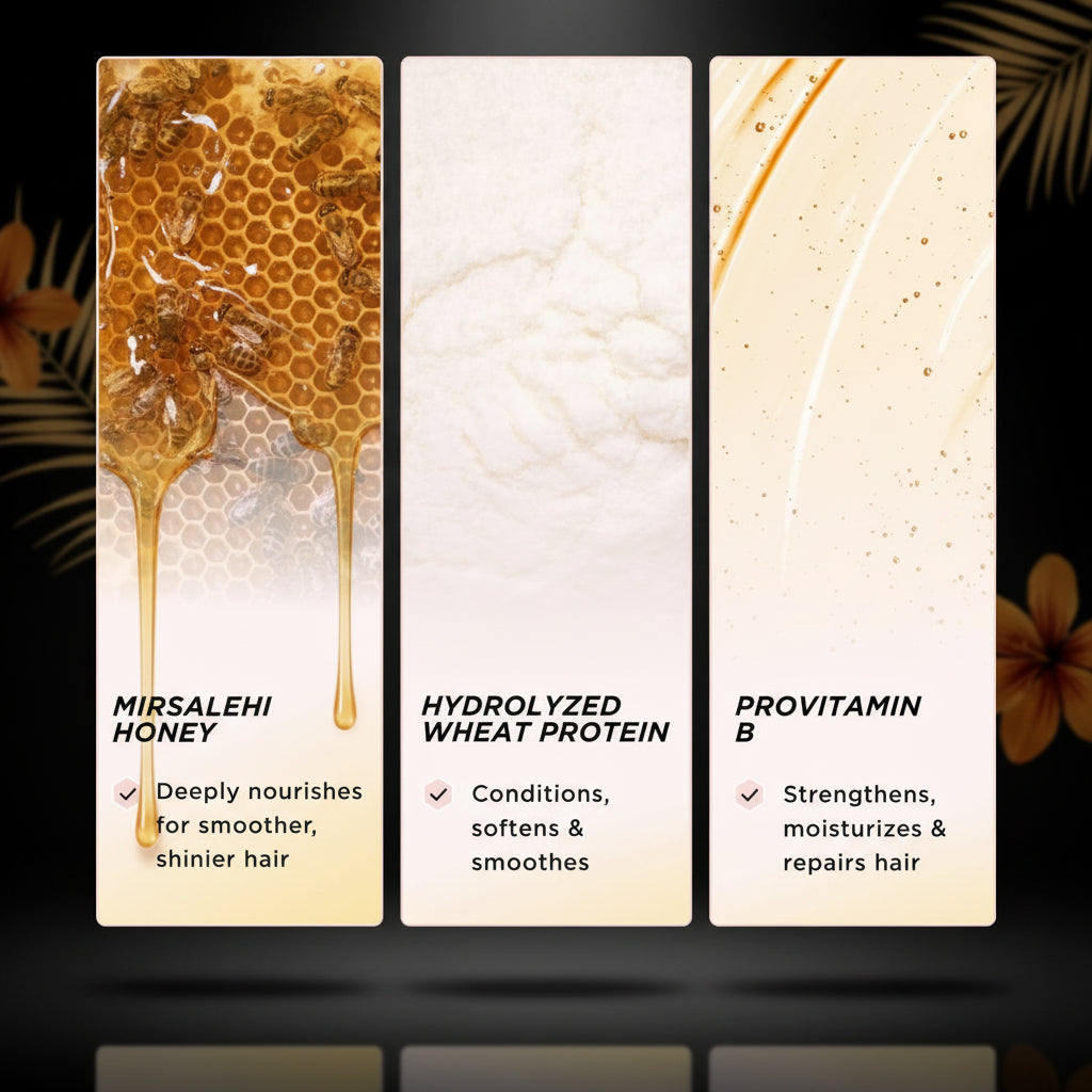 Gisou Honey Infused Hair Mask to Hydrate and Repair for Softer, Stronger, More Manageable Hair (7.8 Fl. Oz)