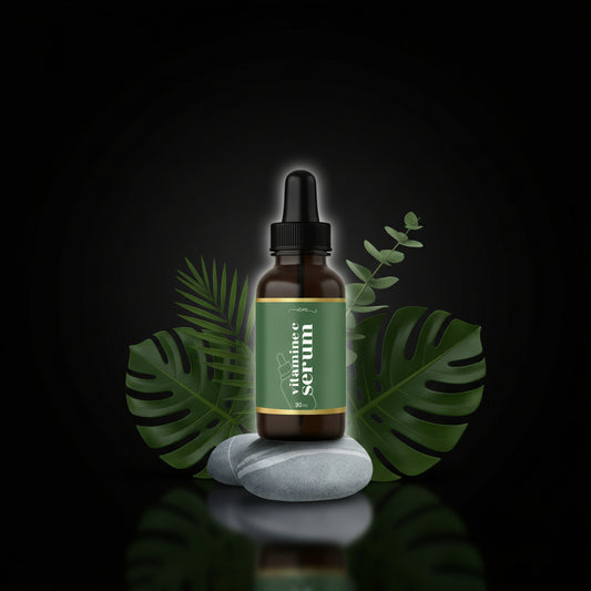 Jade Roller with Gua Sha and Vitamin C Serum - Aloe Vera & Retinol - Facial Roller - 100% Pure Jade Stone Facial Massage - Anti-Aging Massage Set