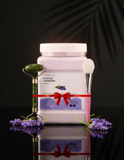 Jelly Mask for Facials - 12 Flavors Moisturizing & Brightening Jelly Face Masks | Free Jade Roller & Spatula | Bulgarian Rose, Lavender, Hyaluronic Acid, 24K Gold Face Mask Skin Care |