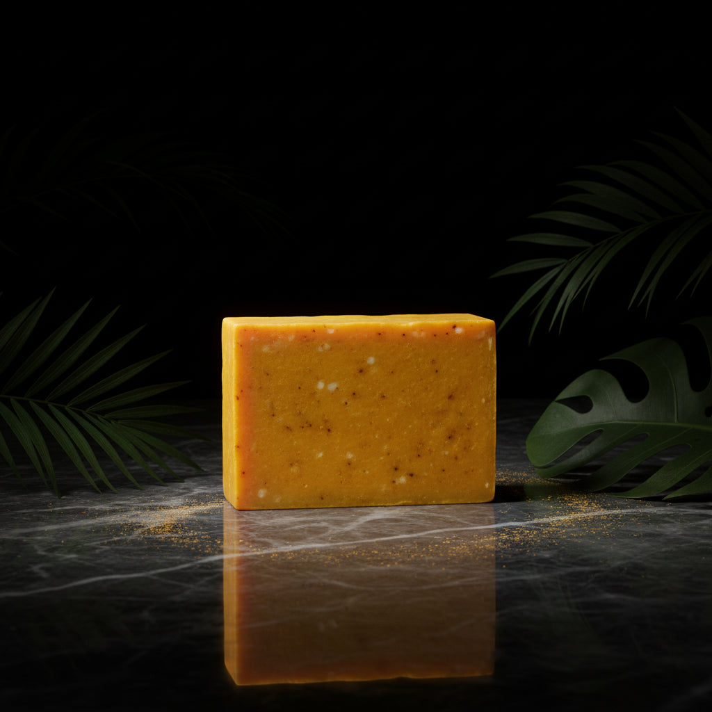 Addyskincare Lemon Turmeric Kojic Soap Fragrance, Lemon Turmeric Soap for Face and Body (1 Pcs)