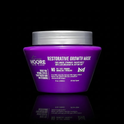 Kenya Moore Hair Care Restorative Growth Mask for Dry, Damaged Hair, 7.0 fl. oz.