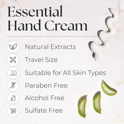 Hand Cream Gift Set from Nurture by Nature, 5pcs, Hand Lotion Travel Size, Enriched with 6% Shea Butter & Glycerin, Hand Cream for Women, Dry Skin, Mini Hand Cream Set, Hand Lotion Gift Set for Women