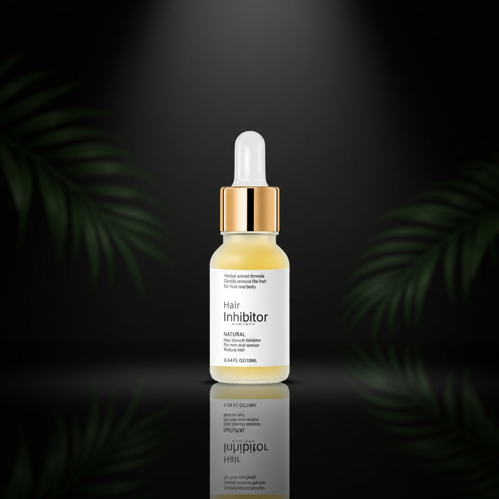 Hair Growth Inhibitory Serum, Natural and Mild Hair Remover, Hair Removal for Face, Underarms, Legs and Arms, Durable, 10 ml, Pack of 2