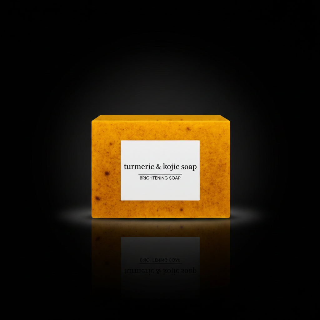 Addyskincare Lemon Turmeric Kojic Soap Fragrance, Lemon Turmeric Soap for Face and Body (1 Pcs)