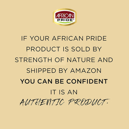 African Pride Moisture Miracle Coconut Oil & Baobab Oil Leave-In Hair Cream - Provides Intense Moisture & Helps Repair Natural Coils & Curls, Hydrates & Strengthens, 18 oz