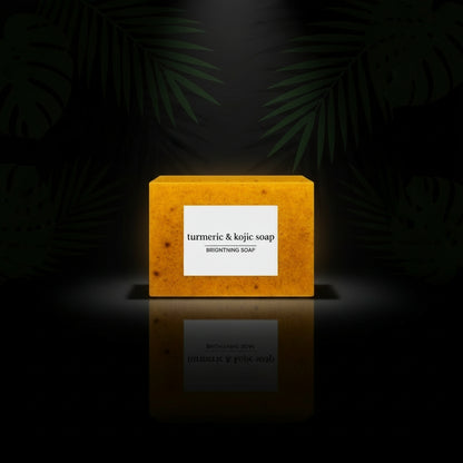 Addyskincare Lemon Turmeric Kojic Soap Fragrance, Lemon Turmeric Soap for Face and Body (1 Pcs)