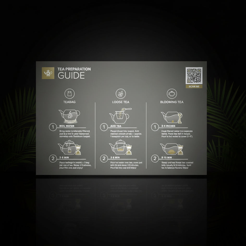 Teabloom Stovetop & Microwave Safe Glass Teapot with Removable Loose Tea Glass Infuser – Includes 2 Blooming Teas – 2-in-1 Tea Kettle and Tea Maker – Tea Purist's Choice