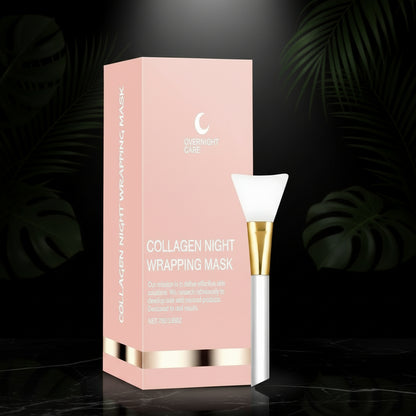Collageen Nacht Wrapping Masker, 2 Stuks Koreaanse Huidverzorging Collageen Gezicht Overnacht Gezichtsmasker, Collageen Nacht Wrap Masker Gezichtsmasker, Gehydrolyseerd Collageen Gezichtsmasker