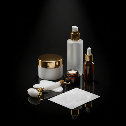 Gua Sha Jade Roller for the Face, GeeRic Gua Sha Tool Jade Roller for Facial Massage Tools, Natural Jade Roller Set of Soothing Stone, Eliminates Eye Swelling, Skin, Face,