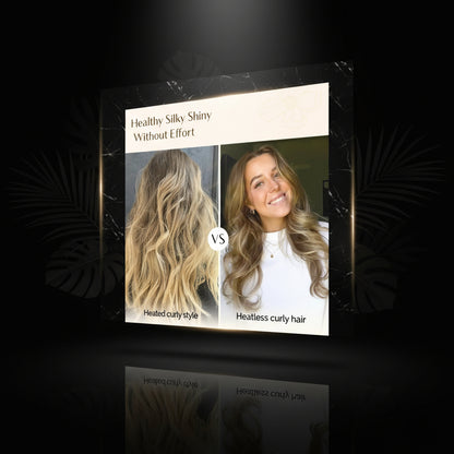 Heatless Hair Curler, Heatless Curls Overnight, No Heat Heatless Curling Rod Headband, Heatless Hair Curlers to Sleep In, 4PCS Rods with Hook for Most Hair Types