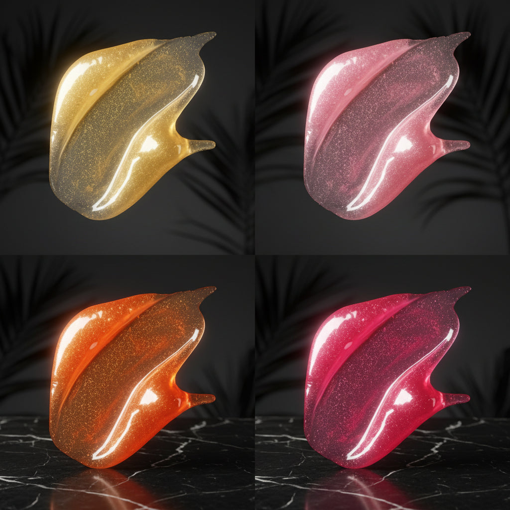 Gisou Honey Infused Hydrating Lip Oil, Nourishing Lip Moisturizer for Dry Lips, High Shine, Smooth Finish, Clear Golden Glow Shade, Fresh Honey Scent, Honey Gold, 8ml