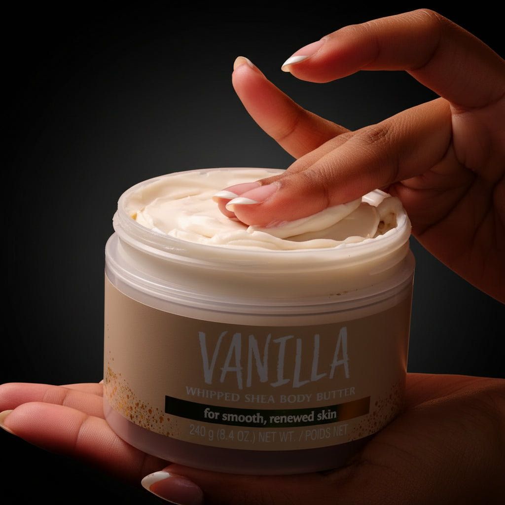 Tree Hut Vanilla Whipped Shea Body Butter | Long-lasting Hydration Leaves Skin Feeling Soft & Moisturized | Lightweight | Nourishing Essential Body Care | 8.4 fl oz.