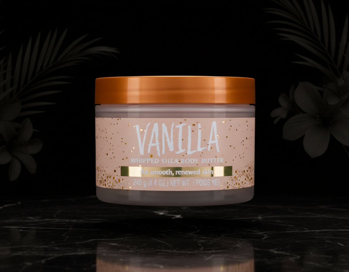 Tree Hut Vanilla Whipped Shea Body Butter | Long-lasting Hydration Leaves Skin Feeling Soft & Moisturized | Lightweight | Nourishing Essential Body Care | 8.4 fl oz.