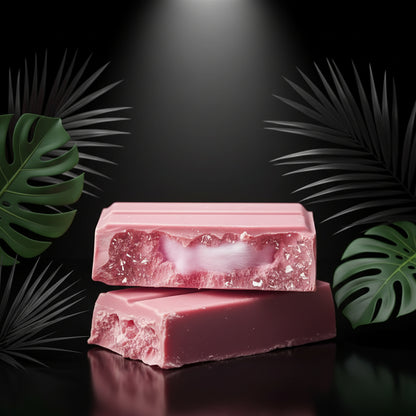 Angel Hair Chocoladeroze - met granaatappel, vanillesmaak, engelenhaar suikerspin & pistachecrème - reep 60 gram - Dubai Chocolate 2.0