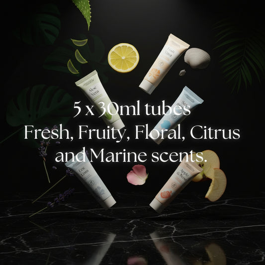 Hand Cream Gift Set from Nurture by Nature, 5pcs, Hand Lotion Travel Size, Enriched with 6% Shea Butter & Glycerin, Hand Cream for Women, Dry Skin, Mini Hand Cream Set, Hand Lotion Gift Set for Women