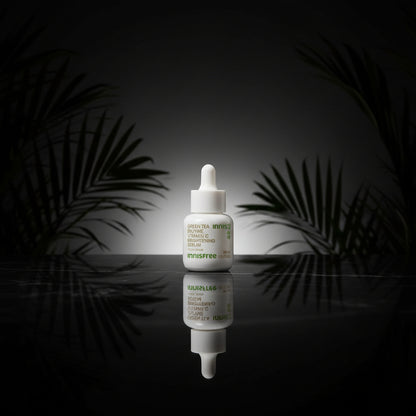 innisfree Green Tea Enzyme Vitamin C Serum for Dark Spot Fading, Korean Face Serum for Glow and Radiance