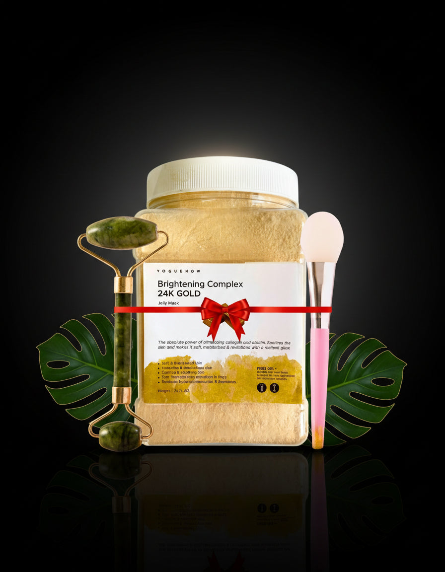 Jelly Mask for Facials - 12 Flavors Moisturizing & Brightening Jelly Face Masks | Free Jade Roller & Spatula | Bulgarian Rose, Lavender, Hyaluronic Acid, 24K Gold Face Mask Skin Care |