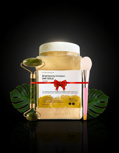 Jelly Mask for Facials - 12 Flavors Moisturizing & Brightening Jelly Face Masks | Free Jade Roller & Spatula | Bulgarian Rose, Lavender, Hyaluronic Acid, 24K Gold Face Mask Skin Care |