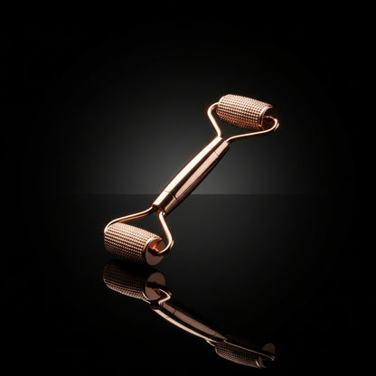 Kitsch Mini Ice Roller & Mini Face Roller Set with Pouch - Ice Roller for Face and Eye Puffiness | Facial Roller & Facial Massage Roller | Facial Roller for Puffy Eyes | Face Ice Roller (Blush)