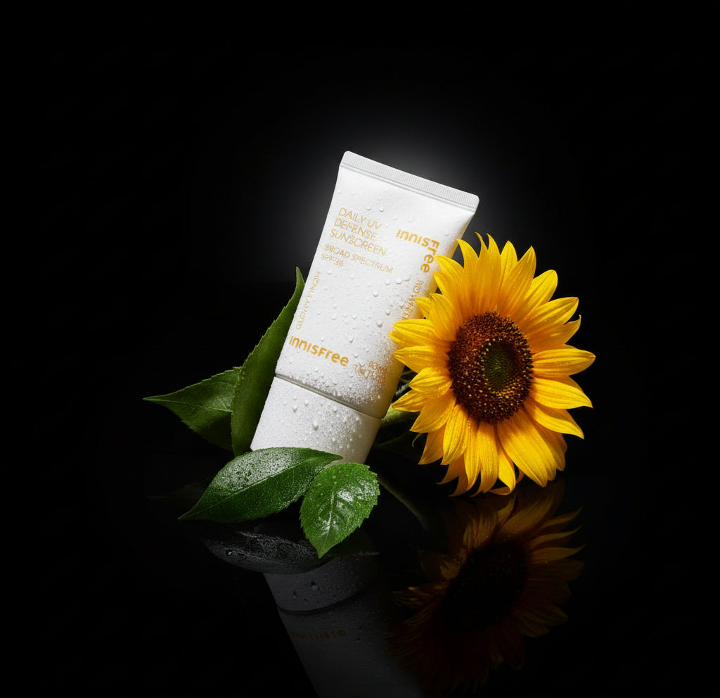 innisfree Daily UV Defense Sunscreen Broad Spectrum SPF 36, Invisible Korean Sunscreen for Face with No White Cast