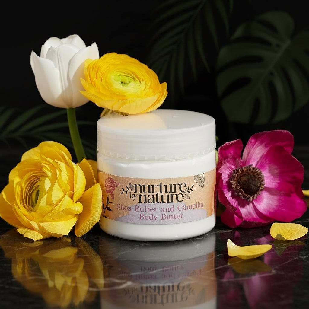 Nurture by Nature Moment for Mama Spa Gift Set – 6-Piece Relaxation Kit for Moms, Includes Lavender Pillow Mist, Body Butter, Shower Oil, Essential Oil Roll-On – Perfect Valentines Day Gift for Moms