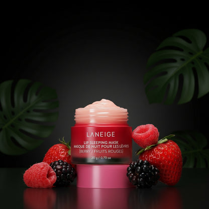 LANEIGE Lip Sleeping Mask: Nourish, Hydrate, Vitamin C, Murumuru & Shea Butter, Antioxidants, Flaky, Dry Lips