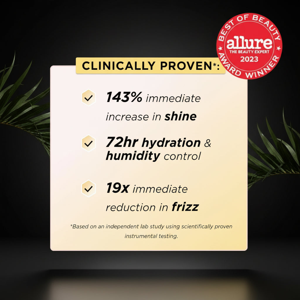 Gisou Honey Infused Hair Oil - Enriched with Mirsalehi Honey for Deep Nourishment, Hydration, Frizz Control, Heat Protection and Shine - For Damaged and Dry Hair (1.7 fl oz)