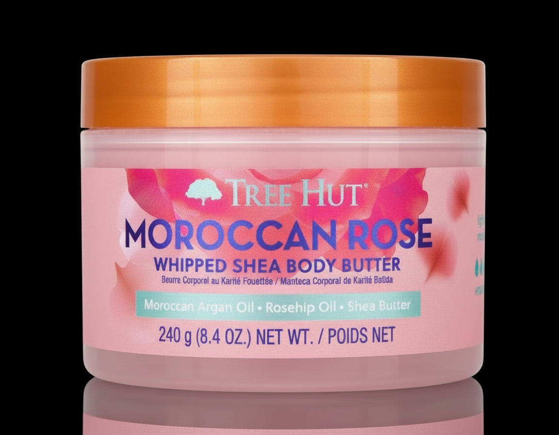 Tree Hut Vanilla Whipped Shea Body Butter | Long-lasting Hydration Leaves Skin Feeling Soft & Moisturized | Lightweight | Nourishing Essential Body Care | 8.4 fl oz.