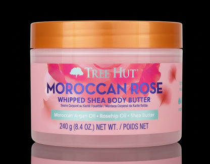 Tree Hut Vanilla Whipped Shea Body Butter | Long-lasting Hydration Leaves Skin Feeling Soft & Moisturized | Lightweight | Nourishing Essential Body Care | 8.4 fl oz.