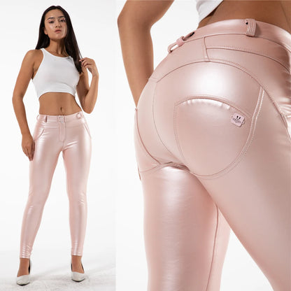 Super Skinny Vegan Leather Leggings Thermal Sexy