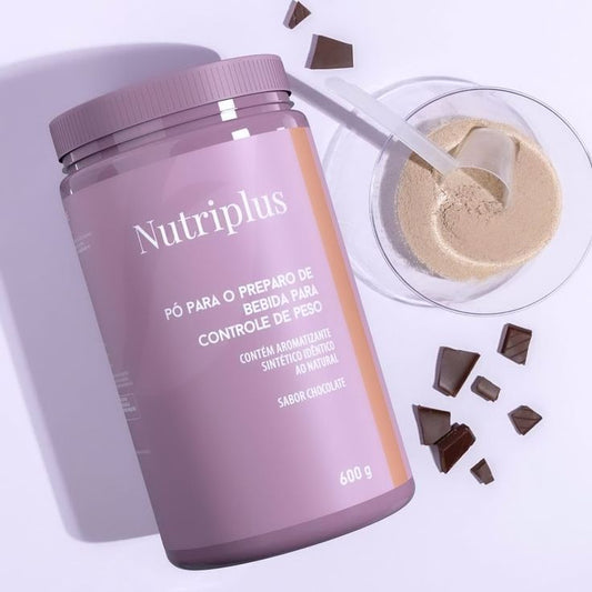 Nutriplus Collagen with chocolate flavored powder
