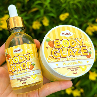Strawberry Body Cream & Oil Set