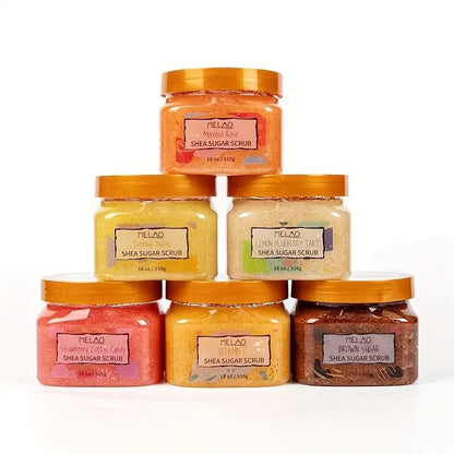 Vegan Mango Lemon Blueberry Strawberry Exfoliator Body Scrub