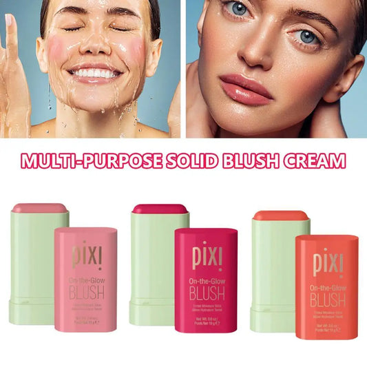 Pixi 3-in-1 Waterproof Blush Stick Functional Easy Color Rouge