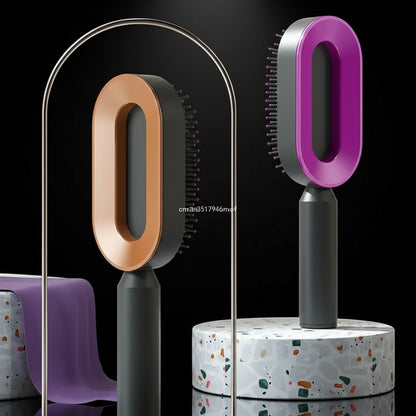 Anti-Static Detangler Hair Brush Comb Wide Tooth Scalp Massage Comb Wet & Dry Curly Hair Detangler Brush Dropship