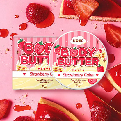 Strawberry Body Cream & Oil Set