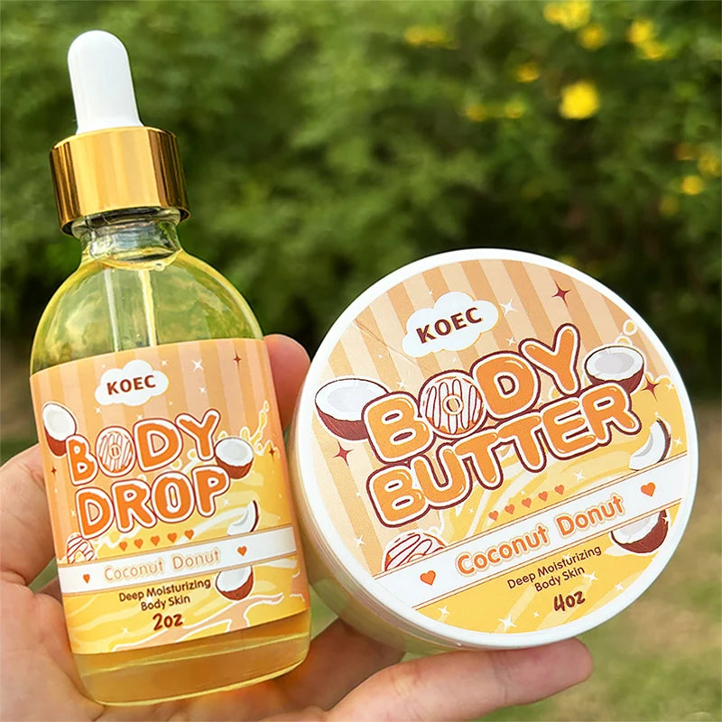 Strawberry Body Cream & Oil Set