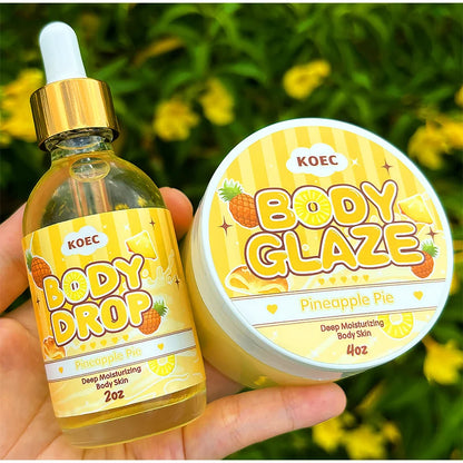 Strawberry Body Cream & Oil Set