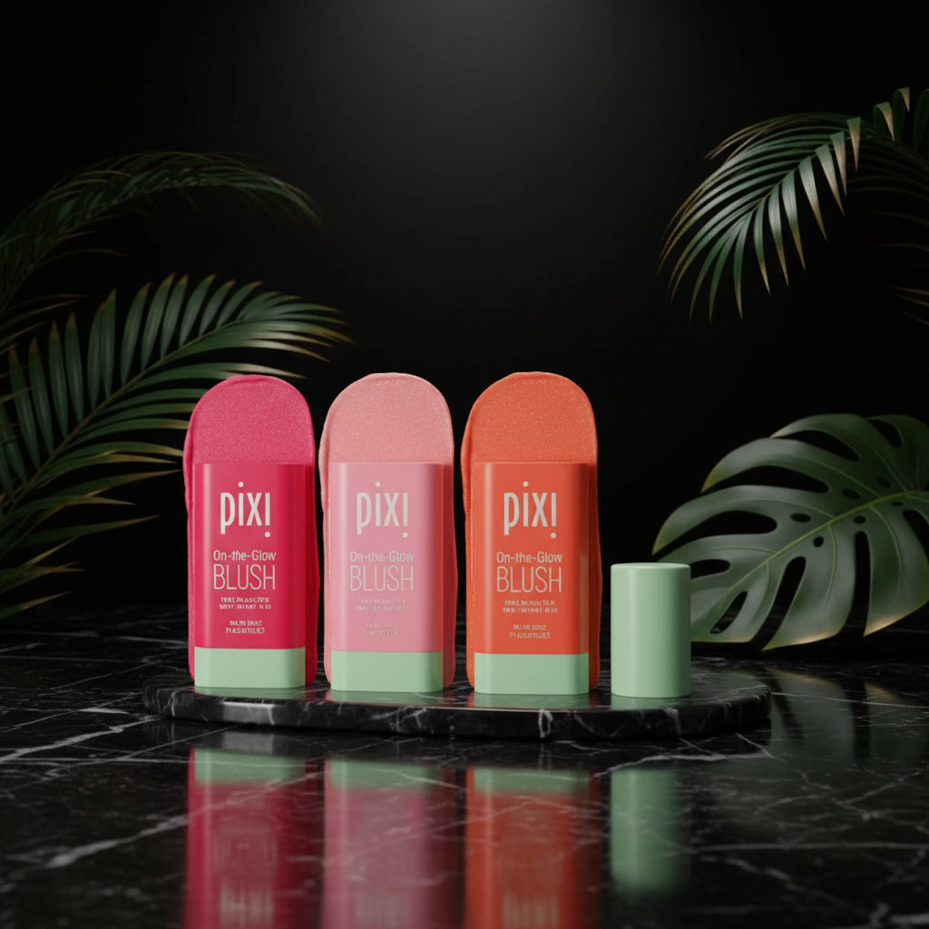 Pixi 3-in-1 Waterproof Blush Stick Functional Easy Color Rouge