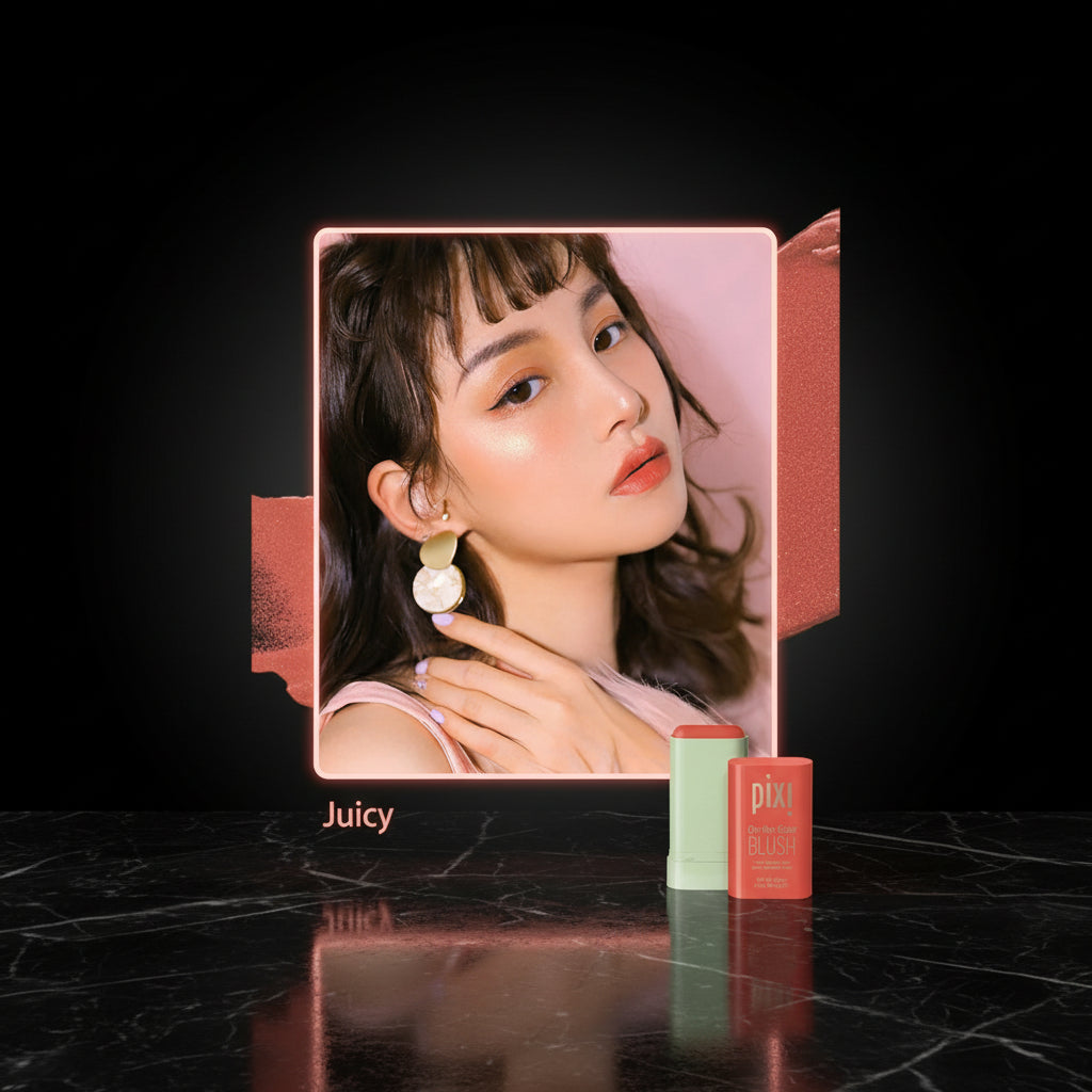 Cheek 3-in-1 Lip Tinted Moistured Blush Stick Silky Brighten Blush Cream