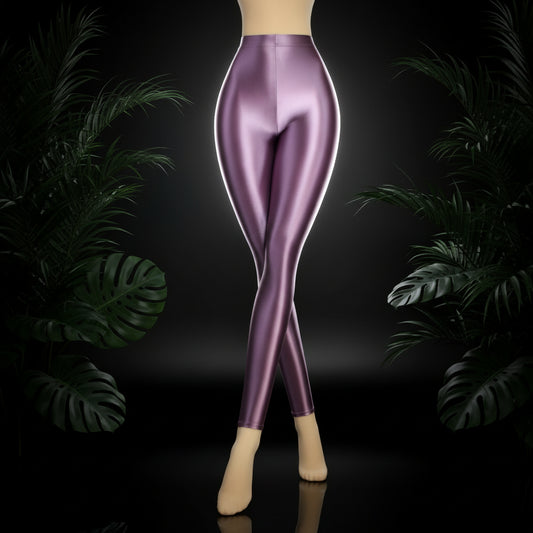 Glossiness Series Leggings Silk High Waist elastic Pants