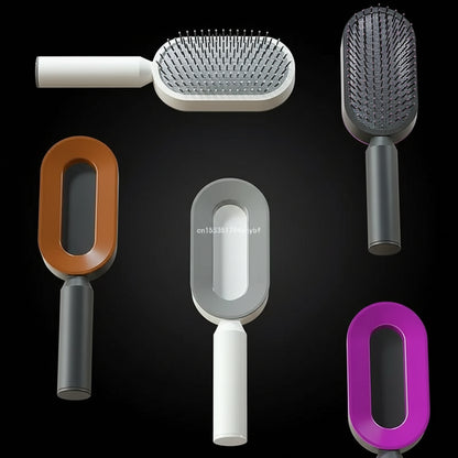 Anti-Static Detangler Hair Brush Comb Wide Tooth Scalp Massage Comb Wet & Dry Curly Hair Detangler Brush Dropship